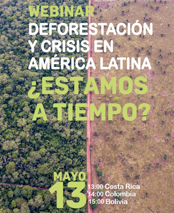 WEBINAR | Deforestación y crisis en América Latina ¿Estamos a tiempo?