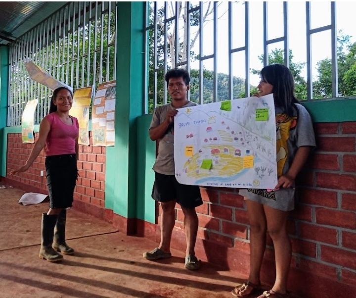 Workshop with youth in the Pichanaki Model Forest, Peru