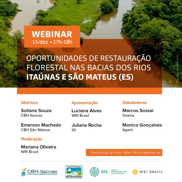 Landscape and Forest Restoration Plan for the Itaúnas and São Mateus River Basins