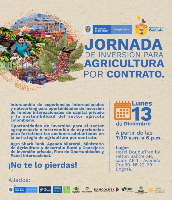 Jornada de inversión para agricultura por contrato