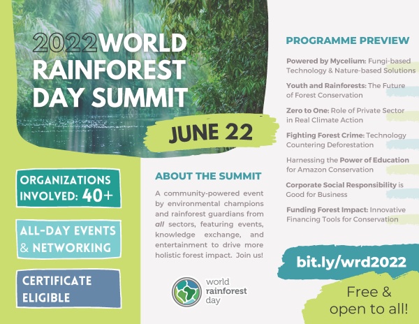 World Rainforest Day Summit 2022